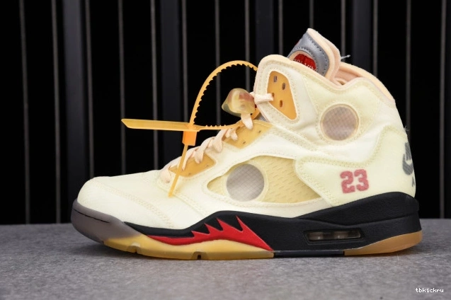 Rep TBkick 5 Sail DH8565-100 Retro Jordan OFF-WHITE 0721